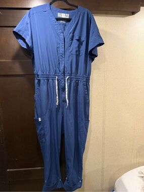 WonderWink Renew cargo jogger scrub jumpsuit